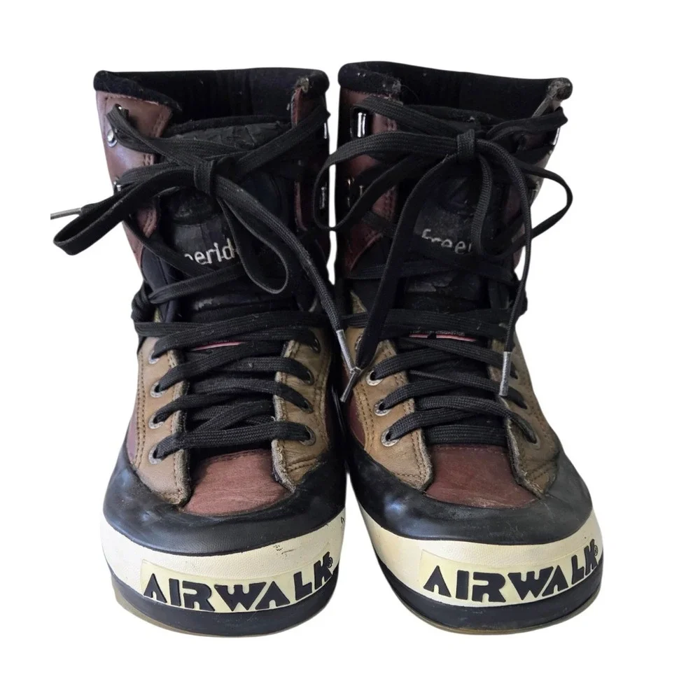 Vintage Y2K Airwalk Freeride Snowboard‎ Boots Daisy Embroidery Women's 10